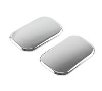 1 paire de caches de remplissage d'antenne ABS for moto Harley-Davidson Road Street Glide King FLHR, chrome/noir brillant(Silver)