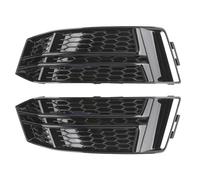 1 paire de calandres de pare-chocs avant pour phares antibrouillard, adaptées à la Audi A4 B9 S-LINE 2016-2018 (8W0807681F/8W0807682F)(B)