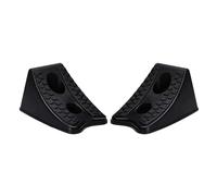 1 paire de cales de roue pour voiture, camion, remorque, bloc de blocage de roue antidérapant avec base de support de pneu