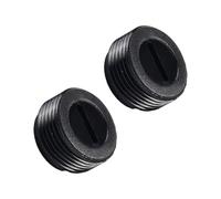 1 paire de capuchons pour balais de charbon en plastique noir - Accessoire de moteur pour brosses de moteur - Marteau électrique (14 mm)