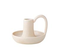 1 Paire de Chandeliers en céramique, Ornements créatifs, décoration Maison, Table à Manger, Accessoires dîner aux chandelles pour Bougie(Beige)