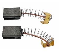 1 paire de charbons de moteur avec ressort pour taille-haie Einhell Royal HEC 551, balais de charbon env. 5x8x12 mm