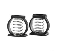 1 paire de charnières à ressort boucle C pour vélo pliable Brompton, accessoires de construction avec design fendu pour un meilleur ajustement (noir)