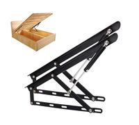 1 paire de charnières hydrauliques à gaz pour lit canapé-lit, support de meubles, matériel de bricolage, 1500 mm, couvercle de rangement pour matelas, mécanisme pliable