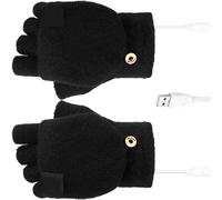1 paire de chauffants USB pour hiver (noir)