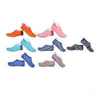 1 paire de chaussettes aquatiques, chaussettes de sport d'été pour natation, surf, plongée, séchage rapide, antidérapantes, respirantes, légères et portables pour homme et femme (38-39, bleu marine)