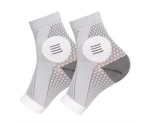 1 paire de chaussettes de neuropathie, Compression de névrite périphérique, manchons de pied sans doigts for diabétique, goutte de cheville, attelle de soulagement de la fasciite plantaire ( Color : N
