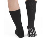1 Paire de Chaussettes Diabétiques Extra Larges pour Pieds Gonflés, Bonne élasticité et Chaussettes Diabétiques en Coton Doux pour Lymphoedème, Obésité, Pieds Extra Larges ou Plâtres de Jambes (longue