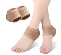 1 paire de chaussettes hydratantes en silicone pour talons - Chaussettes en gel - Chaussettes en silicone - Pour peau sèche et dure - Respirantes - Réutilisables - Protection des pieds - Soins de nuit