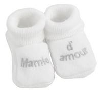 1 paire de chaussons Mamie d'Amour"" G