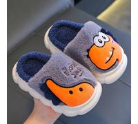1 paire de chaussons plats de style dinosaure mignons pour enfants, convenant aux garçons, pour l'hiver EUR22-23,EUR24-25,EUR26-27,EUR28-29,EUR30-31,EUR32-33,EUR34-35Halloween