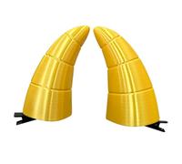 1 paire de cheveux à cornes de diable d'Halloween pour femmes et filles en forme de corne Barrettes Halloween Cosplay Accessoires de cheveux