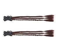 1 paire de coiffures de mariage pour compléter la personnalité multifonctionnelle, ornements de cheveux pour double queue de cheval tendance