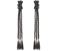 1 paire de coiffures de mariage pour compléter la personnalité multifonctionnelle, ornements de cheveux pour double queue de cheval tendance