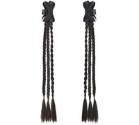 1 paire de coiffures de mariage pour compléter la personnalité multifonctionnelle, ornements de cheveux pour double queue de cheval tendance