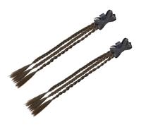 1 paire de coiffures de mariage pour compléter la personnalité multifonctionnelle, ornements de cheveux pour double queue de cheval tendance