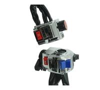 1 paire de commandes de guidon for moto : klaxon, clignotants, démarreur, interrupteur à boutons for feux de croisement/route