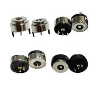 1 paire de connecteurs à Broches Pogo Magnétiques à Ressort, connecteur Magnétique de Sonde de Charge d'alimentation CC Mâle et Femelle 1Pin 5mm/8mm/10mm/12mm (8mm)
