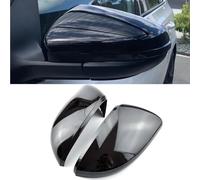 1 paire de coques de rétroviseur de voiture pour VW Golf 6 MK6 2009-2013 pour VW T-ouran 2011-2015 (Noir brillant)