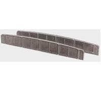 1 paire de côtés de pont ferroviaire métallique - echelle HO 552-LK-10 PECO