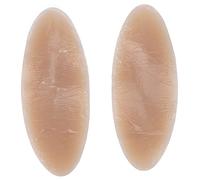 1 paire de coussinets auto-adhésifs en silicone pour mollet - Couleur de la peau - Anti-allergique - Correcteur de mollet en silicone souple - Pour jambes tordues ou minces - Correcteur de jambe