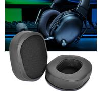 1 paire de coussinets de casque de protection remplaçables et confortables en simili cuir pour casque de jeu pour Razer BlackShark V2 Pro/BlackShark V2 X-Noir 2