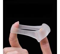 1 paire de coussinets de correction d'orteils unisexes transparents correcteurs d'hallux valgus indolore lavables réutilisables