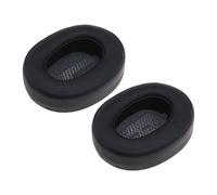 1 paire de coussinets de rechange en cuir protéiné et mousse à mémoire de forme - Compatible avec JBL LIVE 500BT - Noir
