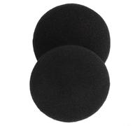 1 paire de coussinets de rechange en mousse pour casque audio courants (4 cm)
