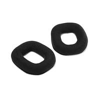 1 paire de coussinets de rechange en velours avec ruban adhésif pour écouteurs Astro A40 TR A50 Gen3 Gen4 Noir