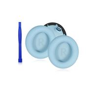1 paire de coussinets de rechange, pour Anker Soundcore SpaceOne, en cuir protéiné de qualité supérieure, en mousse à mémoire de forme, doux et confortable, pièces de rechange pour casque, bleus