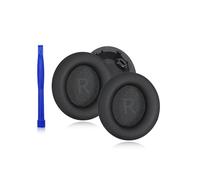 1 paire de coussinets de rechange, pour Anker Soundcore SpaceOne, en cuir protéiné de qualité supérieure, en mousse à mémoire de forme, doux et confortable, pièces de rechange pour casque, noires