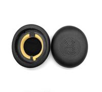 1 paire de coussinets de rechange pour casque Jabra Elite 45h - Mousse à mémoire de forme - En cuir protéiné souple - Pour casque de jeu Jabra Evolve2 65