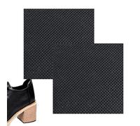 1 paire de coussinets de rechange pour talon de bottes - Protection carrée silencieuse - Noir - Avec design antidérapant - Capuchons en caoutchouc durable avec absorption des chocs - Accessoire de