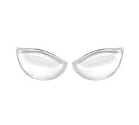 1 paire de coussinets de soutien-gorge pour femme en silicone souple - effet push-up, perméable à l’air (transparent)