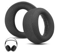 1 paire de coussinets d'écouteurs PS5 pour Sony PS5 Pulse 3D, PS5, accessoires Sony, coussinets de rechange professionnels en maille filet pour plus de confort et de durabilité (noir)