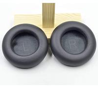 1 paire de coussinets d'oreille compatibles avec casque Plantronics Backbeat Pro en cuir protéiné et mousse à mémoire de forme (gris)