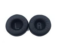 1 Paire de Coussinets d'oreille en Mousse de Remplacement, Housse de Coussin pour Casque d'écoute, Oreillettes Noires de 70mm