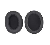 1 paire de coussinets d'oreille, housse de coussin, oreillettes de remplacement, Compatible avec ASUS-ROG Strix Fusion 300/500/700, noir