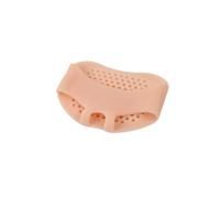 1 paire de coussinets en silicone nid d'abeille pour avant-pied - Semelles intérieures en gel pour soulager la douleur et le confort du talon haut, coussins de pied respirants (nude)