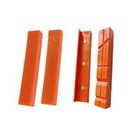 1 paire de coussinets magnétiques pour étau de 10,2 cm, 12,7 cm, 15,2 cm, avec design à rainures multiples, mâchoires souples pour étau d'établi, couvre-mâchoires universelles pour le travail du bois