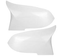 1 Paire de Couvercle de rétroviseur Couvercle de Miroir d'aile adapté pour 220i 328i 420i F20 F21 F22 F30 F32 F33 F36 X1 E84 Plusieurs Styles à Choisir (White)