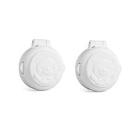 1 paire de couvercles de bouton de cuisinière, protections de sécurité pour, couvercles d ' interrupteur de sécurité pour bébé, machine à laver de voiture pour démarrage à clé, serrures de