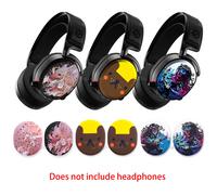 1 paire de couvercles latéraux pour casque sans fil Steel.Series Arctis Pro, aimant multicolore Housse Arctis D