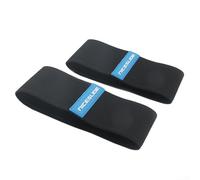 1 paire de couvre-chaussures anti-usure pour patins de vitesse, patins à roulettes pour chaussures plates, bande élastique (taille S (taille L (39-44 taille) noir