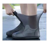 1 paire de couvre-chaussures imperméables en latex, en caoutchouc résistant aux lèvres, équipement de pluie, accessoires pour les jours de pluie en plein air yellow