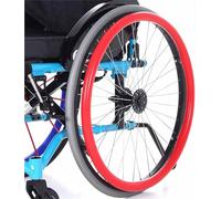 1 Paire De Couvre-jantes For Fauteuil Roulant, Avec Poignées Antidérapantes Et Résistantes À L'usure, Confortables Et Sécurisées Convient Aux Roues De 20 À 24 Pouces(F,22in)