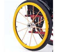 1 Paire De Couvre-jantes For Fauteuil Roulant, Avec Poignées Antidérapantes Et Résistantes À L'usure, Confortables Et Sécurisées Convient Aux Roues De 20 À 24 Pouces(B,20in)