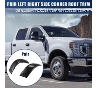 1 Paire de Couvre-Piliers Latéraux de Voiture Gauche et Droite No.YC3Z2551729PTM/YC3Z2551728PTM pour Ford F250 F350 F450 F550 1999-2007 Noir Mat