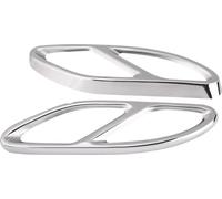 1 paire de couvre-queue d'échappement argent pour Mercedes Benz classe A W176 2016-2019